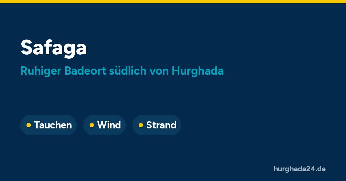 Grafik: Safaga, ruhiger Badeort südlich von Hurghada, Tauchen, Wind und Strand